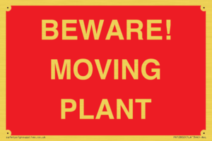 BEWARE! MOVING PLANT
